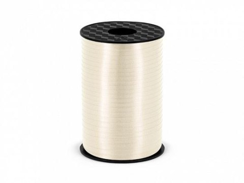 Wstążka plastikowa 205x5 [mm x m] KREMOWY JASNY Partydeco (PRP5-079J) Partydeco