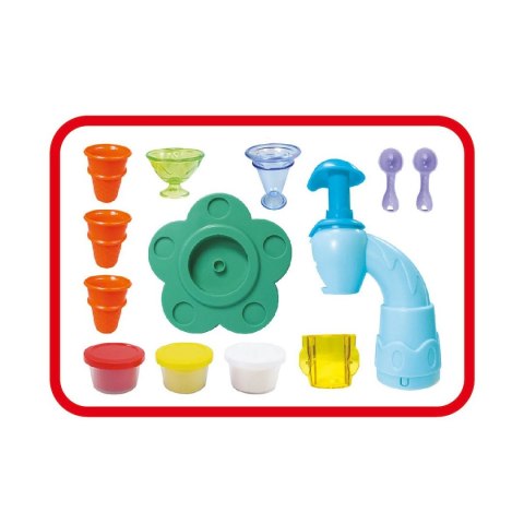Zestaw kreatywny Ciasto-masa lodziarnia Smily Play (SP83686) Smily Play
