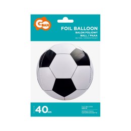 Balon foliowy piłka biało-czarna 16 cali 16cal Godan (BK-HPK) Godan