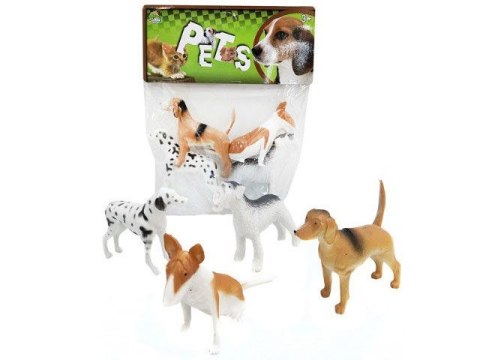 Figurka pieski 4 szt. Bigtoys (BZ8102) Bigtoys
