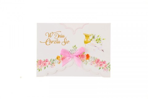 Kartka składana Chrzest A5 Agamis (A5 kokarda) Agamis