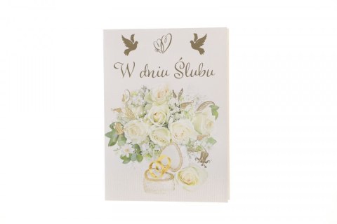 Kartka składana ŚLUB Pol-mak (LPOP KOM) Pol-mak