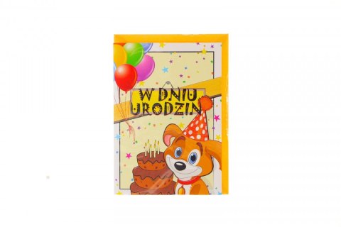 Kartka składana Urodziny dziecięce B6 Pol-mak (B6B) Pol-mak