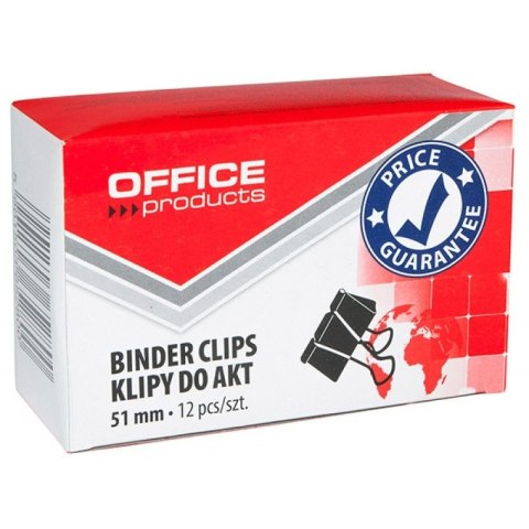 Klipy 51mm czarny Office Products (18094119-05) Office Products