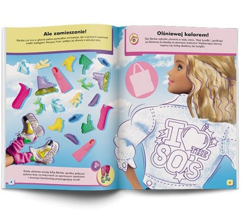 Książeczka edukacyjna Barbie™. Zabawa modą! Ameet (fla 1101) Ameet