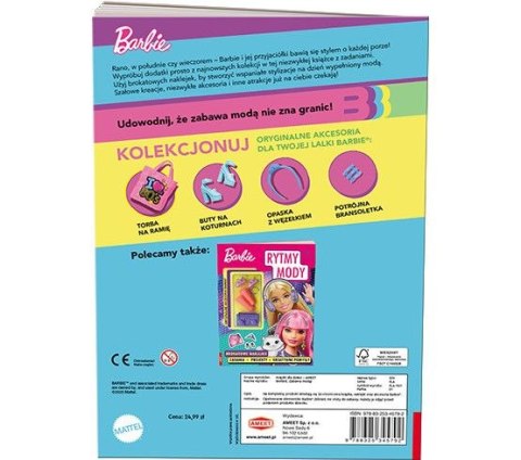 Książeczka edukacyjna Barbie™. Zabawa modą! Ameet (fla 1101) Ameet