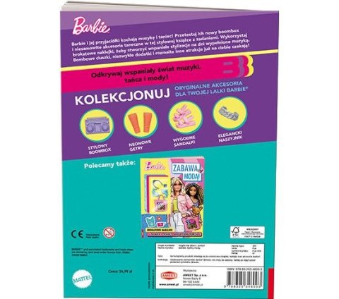 Książeczka edukacyjna Barbie™. Zabawa modą! Ameet (fla 1102) Ameet