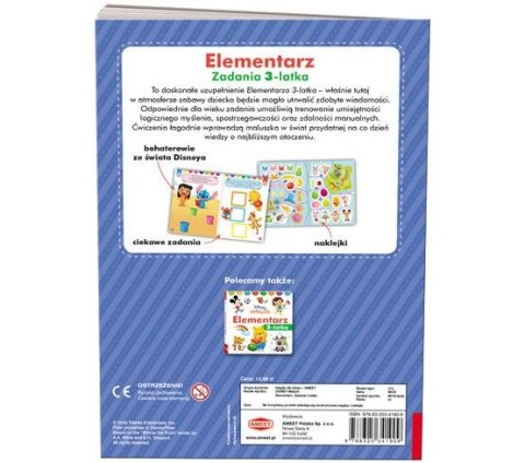 Książeczka edukacyjna Disney Maluch. Elementarz Ameet (MCN 9202) Ameet