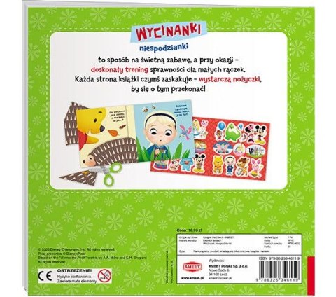 Książeczka edukacyjna Disney Maluch. Wycinanki niespodzianki Ameet (WYC 9202) Ameet