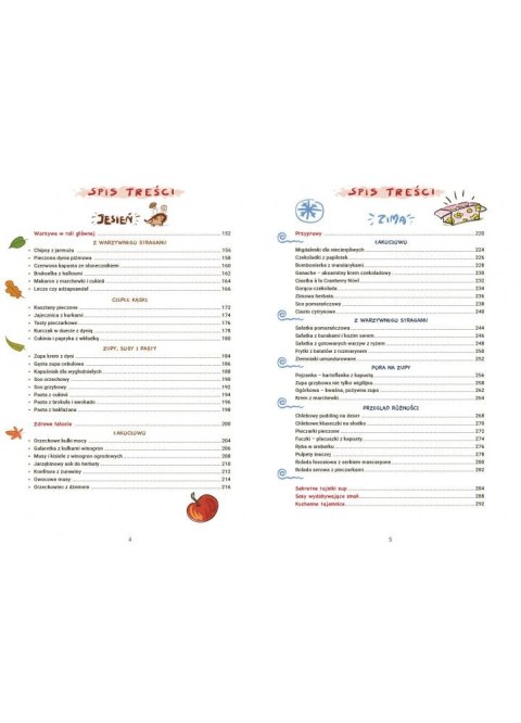 Książeczka edukacyjna Dzieci gotują - 4 pory roku Demart Demart