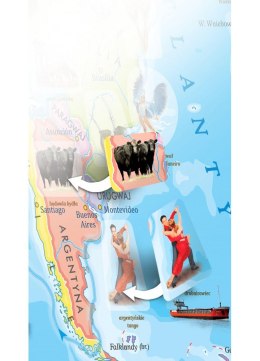 Książeczka edukacyjna Mapy z naklejkami. Dookoła świata Demart Demart