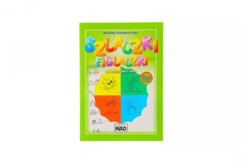 Książeczka edukacyjna szlaczki figlaczki Niko Niko