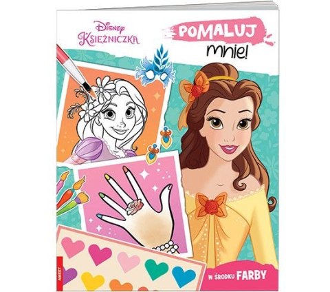 Książka dla dzieci Disney Księżniczka. Pomaluj mnie! Ameet (MAK 9101) Ameet