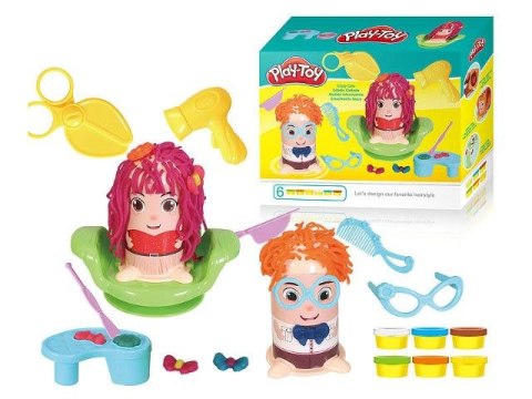 Masa plastyczna dla dzieci fryzjer mix Bigtoys (BPLA0495) Bigtoys