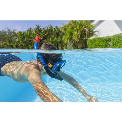 Maska pływacka Zestaw do Nurkowania Maska z Rurką Niebieski Best Way (16233) Best Way