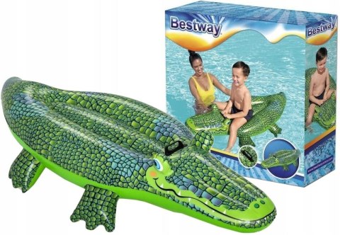Materac dmuchany krokodyl 152x71cm Best Way (14444) Best Way