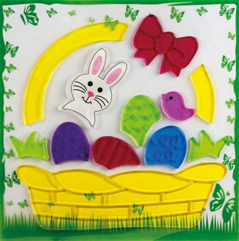 Naklejka (nalepka) Craft-Fun Series Żelowe Wielkanoc Titanum (FHD-3) Titanum