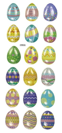 Naklejka (nalepka) Craft-Fun Series wypukłe pisanki Titanum (FPB02) Titanum