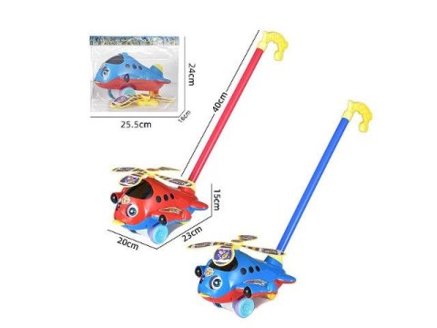 Pchacz samolot 2 kolory Bigtoys (BTOCZ1239) Bigtoys