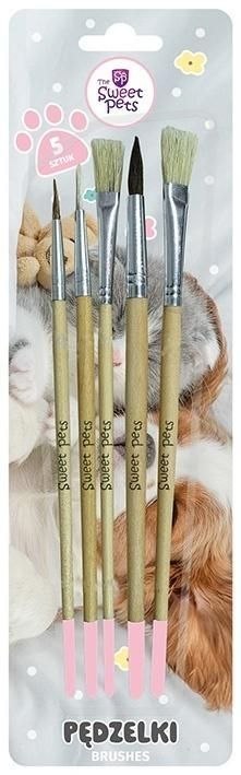 Pędzel The Sweet Pets z naturalnego włosia Rexus (2334) Rexus