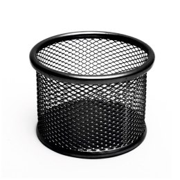 Przybornik na biurko czarny czarny metal Tres Tres