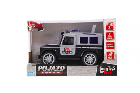 Samochód policyjny z napędem frykcyjnym Artyk (142987) Artyk
