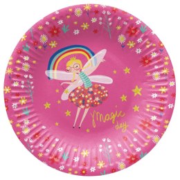 Talerz jednorazowy Fairy Unicorn tektura śr. 180mm 8 szt Paw (PPD8003800) Paw