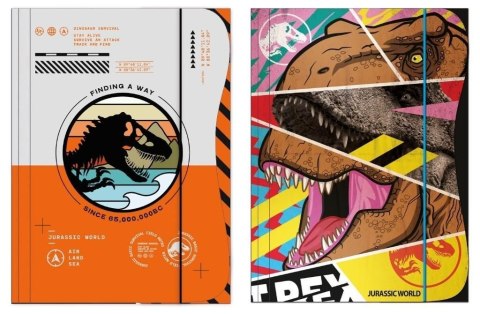 Teczka kartonowa na gumkę Jurassic park A4 mix Beniamin (0200) Beniamin