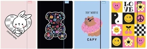 Teczka kartonowa na gumkę No name - dziewczynka A4 różne Beniamin (5474) Beniamin