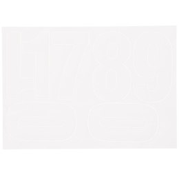 Cyfry samoprzylepne białe Farro Farro