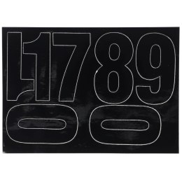 Cyfry samoprzylepne czarne Farro Farro