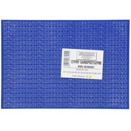 Cyfry samoprzylepne niebieskie Farro Farro