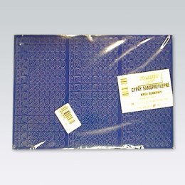 Cyfry samoprzylepne niebieskie Farro Farro