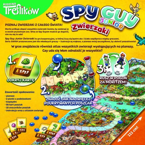 Gra edukacyjna Spy Guy Junior Zwierzaki Trefl (02595) Trefl