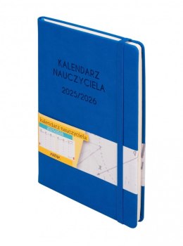 Kalendarz książkowy (terminarz) Nauczyciela niebieski A5 Antra (2025/2026) Antra