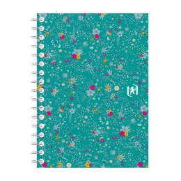 Kołozeszyt (kołonotatnik) Floral A6 50k. 90g krata Oxford (400094826) Oxford