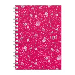 Kołozeszyt (kołonotatnik) Floral A6 50k. 90g krata Oxford (400094826) Oxford