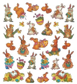 Naklejka (nalepka) Craft-Fun Series Zajączki Titanum (FH-017) Titanum