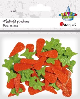 Naklejka (nalepka) Craft-Fun Series piankowe marchewki i natka Titanum (M-11) Titanum