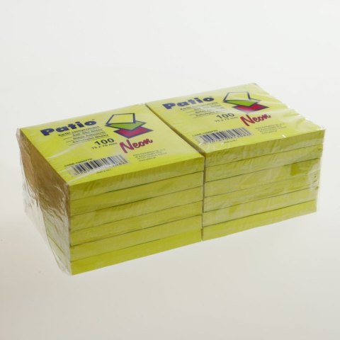 Notes samoprzylepny (karteczki) żółty 100k [mm:] 75x75
