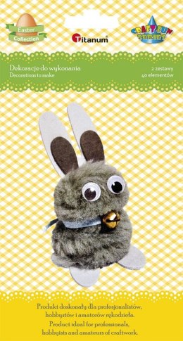 Ozdoba wielkanocna Craft-Fun Series króliczek Titanum (E39) Titanum