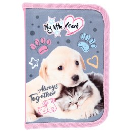 Piórnik MY LITTLE FRIEND KOT/pies piórnik St.Right (PC-03) St.Right