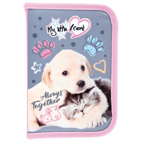 Piórnik MY LITTLE FRIEND KOT/pies piórnik St.Right (PC-03) St.Right