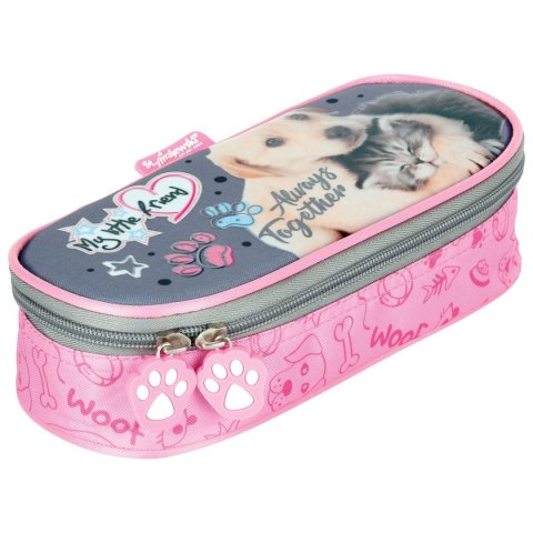Piórnik MY LITTLE FRIEND KOT/pies saszetka St.Right (PC-01) St.Right