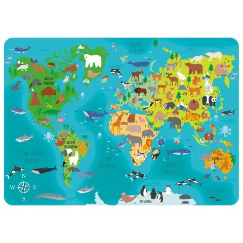 Podkład na biurko niebieski PVC PCW Derform (PLAMZ) Derform