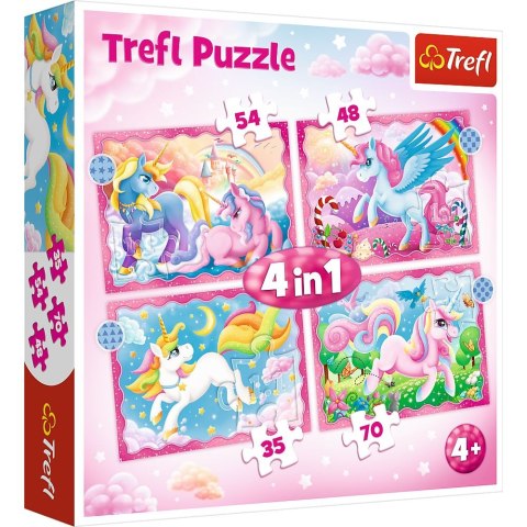 Puzzle 4w1 el. Trefl (34389) Trefl