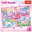 Puzzle 4w1 el. Trefl (34389) Trefl