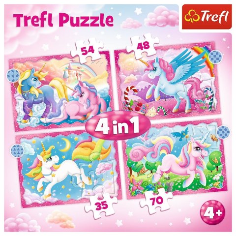 Puzzle 4w1 el. Trefl (34389) Trefl