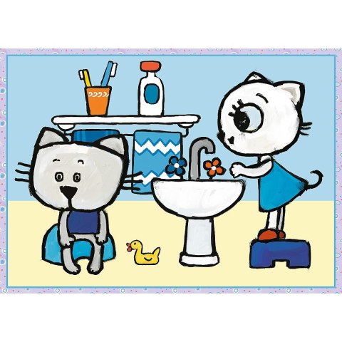 Puzzle Dzień Kici Koci 4w1 el. Trefl (34372) Trefl