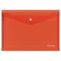 Teczka plastikowa na zatrzask A5 czerwony 200 mic. Berlingo (352660) Berlingo